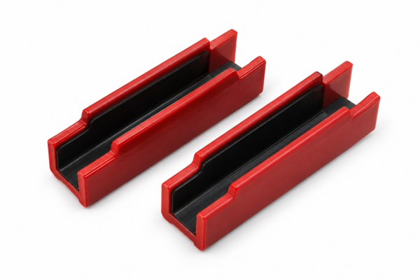 Insertos guía rojos con revestimiento negro